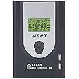 Vokers 20A MPPT Solar Controller, Auto 260W 12V 520W 24V Intelligent Regulator Parameter Adjustable Temp Detect Solar Panel Regulator with LCD Display for Gel Lithium Battery