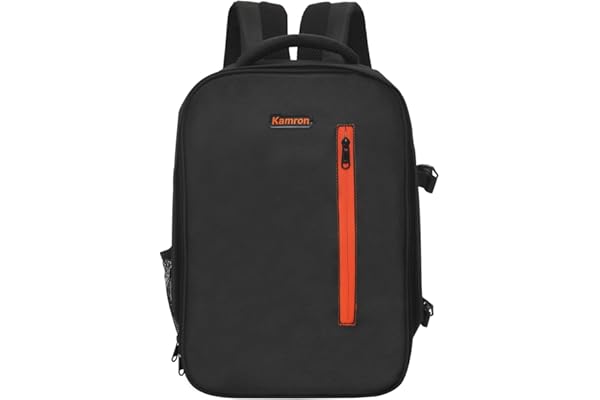 Kamron A51 Backpack Camera Bag with Laptop Compartment for DSLR Camera, Lenses, Tripod Monopod & Other Accessories (Orange)