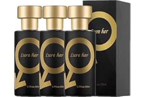 XIAOPINPI Luther - Pheromon Parfüm, Pheromone Parfum Herren, Lure Her Parfum Herren, Lureher Eau De Cologne Verführerisches Herrenparfüm, Lang anhaltende Pheromone Parfüm (3 Stück)
