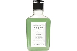 DEPOT N. 406 TRANSPARENT SHAVING GEL . Brushless .