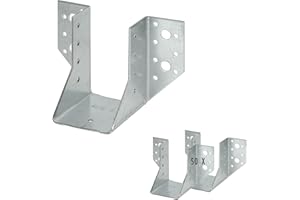 siwitec Balkenschuh Typ A 60 x 100 mm, sendzimir verzinkt, 50 Stück mit CE-Kennzeichnung