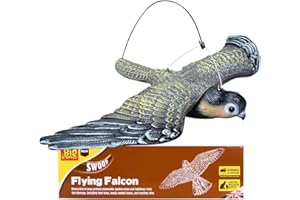 Defenders - Esca spaventapasseri Swoop Flying Falcon, STV971, colorazione naturale, marrone, taglia unica