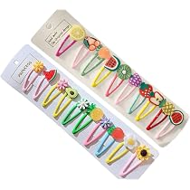 Barrettes Cheveux Fantaisie NOVAGO - Lot De 5, Décoratives Pour Enfants, Photos Et Occasions Spéciales