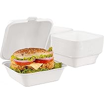 Box Da Asporto In Bagasse 165x240x80mm - Set Da 50, Compostabili, Per Cibi Caldi E Freddi - Foto 10