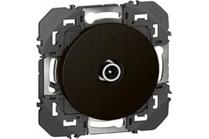 Legrand - Prise TV étoile blindée dooxie finition noir - emballage blister