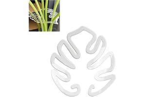 Calkkrer Monstera, supporto per tartaruga, set di morsetti in bambù, unico ed estetico, supporto per piante Monstera, mantiene le piante addomesticate e crescono verticalmente.