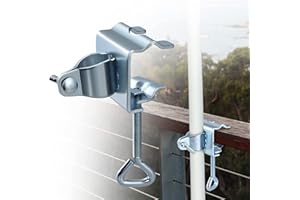 LEcylankEr Sonnenschirmständer Schirmständer Sonnenschirm für Gartenschirme Bank Buddy Deck Schirmständer Tragbare Sonnenschirmhalter Balkongeländer für Geländer Terrassen Tische Stühle im Freien