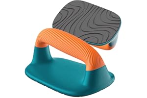 Dolibest Poignées de Pompes, Barres de Pression Pushup Support de Poignées pour équipement de Musculation du Haut du Corps au Sol de Gymnastique à Domicile Exercice de Fitness, 17x13x9cm