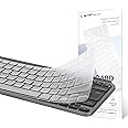 Digi-Tatoo Keyboard Cover compatible with MX Keys mini Keyboard (EU/UK ISO Layout, 7 Shape Enter Key) - Ultra Thin, High Transparency Keyboard Cover Keyboard Protector Skin - Clear