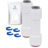 smardy 2x Check Valve 1/4" &ndash; Anti-Backflow with Quick-Fitting | Prevents backflow in water filters, osmosis and refrigerators