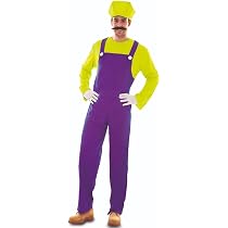 Disfraz De Fontanero Wario Para Adulto - Perfecto Para Carnaval Y Fiestas Temáticas