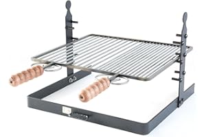 CRUCCOLINI Parrilla Parrilla con base Apoyo y altura ajustable cm 40 x 37