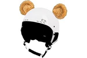Crazy Ears Casco Accessori di Ape Teddy Mouse Gatto. Ski Orecchie Adatto per Casco da Sci Casco da Motociclista Casco da Bici e Molto Altro Ancora. Casco Decorazione per Bambini e Adulti