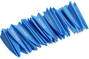 BICASTER Tir à l'arc Vanes Shield Cut 1,75 Pouces, Paquet de 50