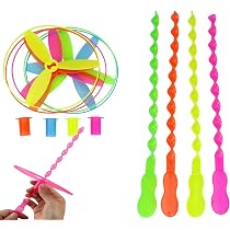 Soucoupe Volante à Hélice – Jouet Rotatif Pour Enfants Dès 3 Ans, Jeu Extérieur Intérieur, Cadeau Anniversaire Ou Noël