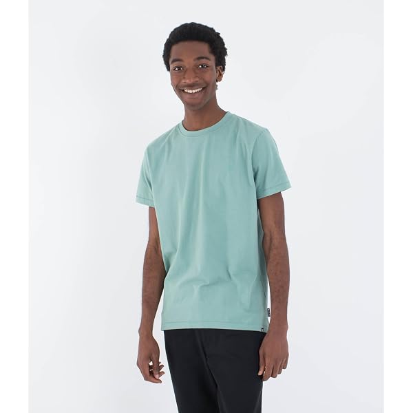 Hurley Evd Wsh Ditsy Box Tee SS - Maglietta Uomo In Cotone, Jersey Medio, Stampa Serigrafica