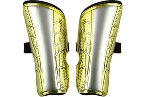 Goldmiky Espinilleras de Fútbol para Niños y Jóvenes, 1 par de Espinilleras Ligeras y Transpirables para niños de 5 a 8 Años, Niños, Niñas, Niños, Adolescentes