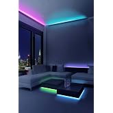 Luciole RGB LED Tak &Ccedil;alıştır 16 Renkli 4 Animasyonlu TV Arkası Yatak Odası Bilgisayar Aydınlatma 1 Metre