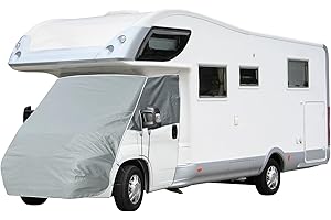 AUTOLIGHT 24 Bâche de protection contre les insectes, tapis thermique, couverture d'hiver, couverture de pare-brise compatible avec Fiat Ducato 250 à partir de 2006