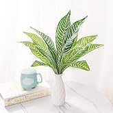 Nettenevime Artificial Flower Dracaena Yukka Sword Leaf Yellow Veined Bundle 18 Leaves 30*40cm Upright Wallflower Artificial Plant