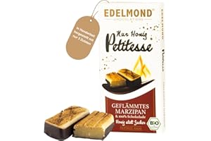 ‎EDELMOND Geflämmtes Bio Marzipan. Handgemacht ohne zugesetzten Kristallzucker, viel Mandel, Honig und zuckerfreie Schokolade. 9 x Edelmond Königsberger Konfekt Geschenk