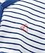 Petit Bateau Baby-Boys Bulgario Striped Footies, Blue (Ecume/Major), 18-24 Months (Manufacturer Size:18M)