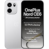 OnePlus Nord CE6 | 8GB+128GB | Lunar Pearl | Snapdragon 7s Gen 4 | Segment's Fastest Touch Response | 8000mAh Battery | 144Hz