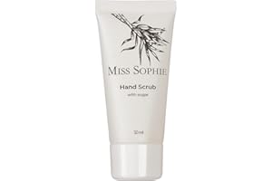 ‎MISS SOPHIE Original Miss Sophie I Handpeeling 50 ml mit Zuckerkristallen I Hautpflege I Hand Scrub I Veganes Peeling mit Vitamin E I Entfernung von Hautschuppen I Feuchtigkeitsspendend