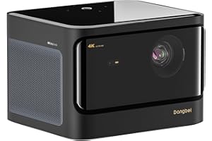 ‎DANGBEI Dangbei Mars Pro 4k Beamer, echte 4K-Auflösung (3840 x 2160P) DLP-Projektor mit Android 4 GB + 128 G, 2 x 10 W HiFi-Lautsprecher, Auto Keystone, Autofokus, HDR10 (Mars Pro)
