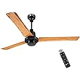 Orient Electric’s 1200 mm I Tome Remote| BLDC remote fan| BEE 5-star rated, consumes 26W at the highest speed | Saves up to 50% on electricity bills | 3-year warranty | Wooden finish, pack of 1