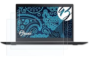 Bruni Screen Protector compatible with Lenovo ThinkPad X1 Yoga 2nd Gen. 2017 Protector Film, crystal clear Protective Film (2X)