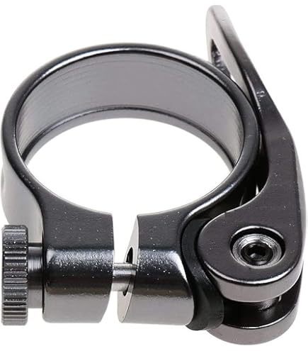 ZHuidjo Bicycle Seat Post Quick Release Clamp Folding Seat