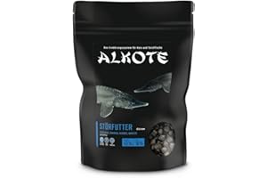 AL-KO-TE, 4-Jahreszeitenfutter für Zierstöre, Frühjahr bis Herbst, Sinkende Pellets, 6 mm, Hauptfutter Premium, 750 g
