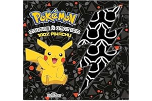 Pokémon – Cartes à gratter – 100 % Pikachu – Pochette avec 10 cartes à gratter et un bâtonnet – Dès 6 ans