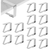 Ruikdly Poids Pour Nappe - 8 Pinces En Acier Inoxydable - Anti-Vent Pour Tables Extérieur