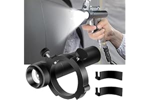 MOCOLI Lampe Led Pour Pistolet à Peinture Automobile SystèMe D'éClairage Portable à 3 Niveaux De Luminosité RéGlables Pour La DéCoration De La Voiture Et De La Maison