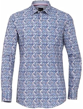 Venti Herrenhemd Extra Langer Arm 72 cm Geblümt