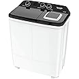 Nikai 7Kg Semi-Automatic Top Load Twin Tub Washing Machine with Quick Wash & Auto Balance Control, Silent Operation, Powerful Pulsator, Rust-Proof Body - NWM700SPN2