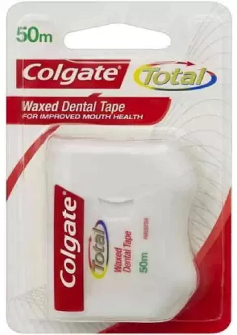 Colgate Waxed Dental Floss Ribbon/Tape (50m) (5000 cm)