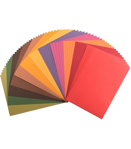 Vaessen Creative - Papier Cartonné Florence Couleurs D'Été - 12x5 Feuilles Lisses 30.5x30.5cm - 216g/m² - Idéal Scrapbooking, Cartes, Pochoirs