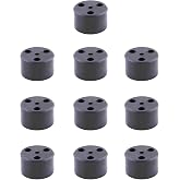 10PCS Capsule 3.7cm Black Furniture Foot Raiser Base Leg Sofa Under Sofa Puff Legs