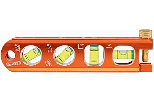 Swanson Tool Co TL041M 15 cm sparsam magnetisk torpedonivå med mässingsrörklämma, 15 cm och 15 centimeter