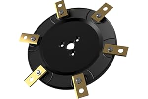 3DHERB 6-częściowy zestaw noży do Segway Navimow serii H (H500E, H800E, H1500E & H3000E-VF) 6 ostrzy talerz na noże, talerz do koszenia – Made in Germany (wys. seria z 6 ostrzami (7 mm, 2 otwory)