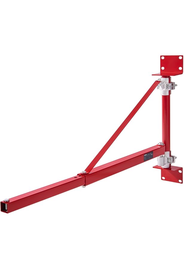 Braccio Girevole Da Parete CROSSFER - Portata 600 Kg, Lunghezza 750 Mm, Per Verricelli E Sollevamento