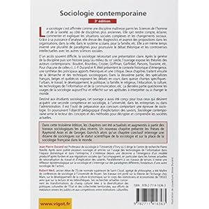 Sociologie contemporaine Livre en Ligne Sociologie contemporaine Livre en Ligne - Telecharger Ebook