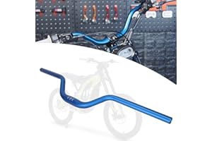 JFG RACING High Rise Handlebars for Surron,Motorcycle Handlebar High Rise Handle Bars for Surron Sur-Ron Light Bee S/X X160/X260 Bicycles-Blue
