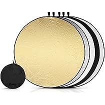 Set Riflettori Fotografici 5 In 1 - 30cm Per Foto Professionali