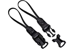 VKO Kit de liberación rápida de Cámara para conectar la correa de la cámara a la cámaras digitales compactas DSLR SLR o cámaras sin espejo (1 par)