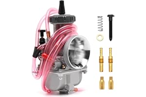 ZSDTRP PWK 38mm Carburetor Motorcycle Racing Carb Universal For 350cc to 450cc Pit Dirt Bike Motocross Enduro On/Off Road ATV Quad Scooter (38mm)