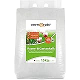 versando Herbstdüngung und Langzeitwirkung Gartenkalk u. Rasenkalk 15 Kg Beutel mit Tragegriff (Kalk als ergänzender Dünger)